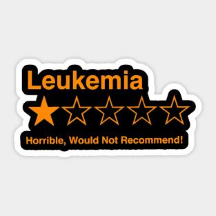 5 Star Review (leukaemia) Sticker